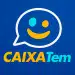 Imagem mostra a logo do aplicativo Caixa Tem colorida.