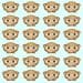 Desafio visual com diversos emojis de macaquinho alinhados; um deles sorrindo de boca aberta