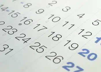 Calendário do mês de março destacando o dia 25 para consulta sobre possível feriado nacional.