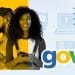 Dois jovens usando smartphones com o logotipo do gov.br e ícones de segurança digital ao fundo representando o login bloqueado pelo erro 403 e como resolver o problema