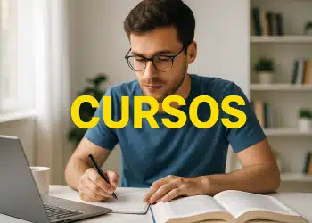 Estudo online: cursos e aprendizado a distância.