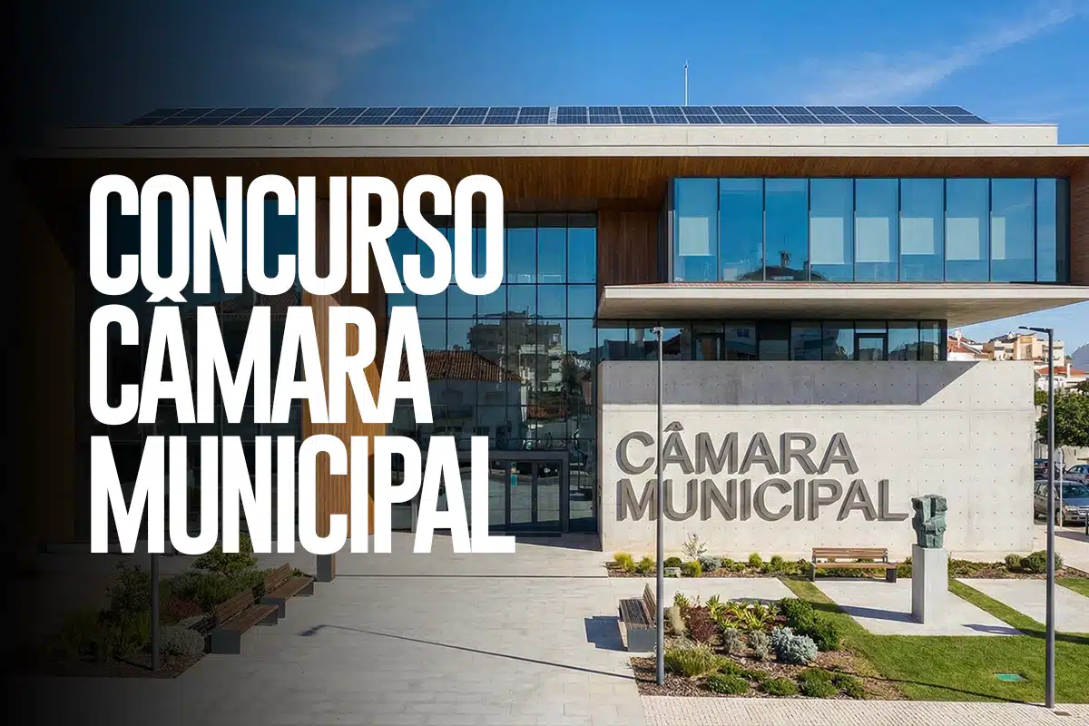 Fachada de Câmara Municipal com letreiro institucional, representando o concurso público com vagas para níveis médio e superior em Mongaguá, São Paulo