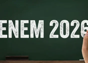 Imagem do ENEM 2026 destacando a contagem regressiva para solicitação de isenção de taxa.