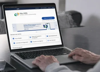 Tela de acesso ao Meu INSS usando Procuração Eletrônica.