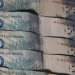Notas de R$100 do Banco Central do Brasil sobrepostas em leque, exibindo tons azuis e verdes, simbolizando os pagamentos do 13º salário do INSS 2026.