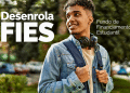 Estudante ao lado do nome "Desenrola Fies".