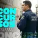 Agente da Guarda Municipal fardado de azul em rua de pedras portuguesas com a chamada "Concursos Guarda Municipal", representando o novo edital previsto em Aracaju