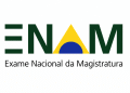 Logotipo do Enam com nome completo do Exame Nacional da Magistratura em fundo claro
