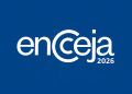 Logo do Encceja 2026 em fundo azul