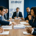 Reunião de análise de documentos, em referência à tramitação do projeto que muda as regras de contratação temporária do IBGE.