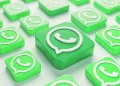Ícones do WhatsApp em destaque representando o aplicativo de mensagens e sua identidade visual.