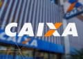 Fachada de uma agência da Caixa Econômica Federal com a marca do banco em destaque, instituição responsável pelos depósitos do Bolsa Família de junho de 2026