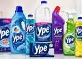 Produtos Ypê de limpeza em destaque, incluindo lava-roupas, desinfetantes e detergentes, após liberação parcial pela Anvisa.