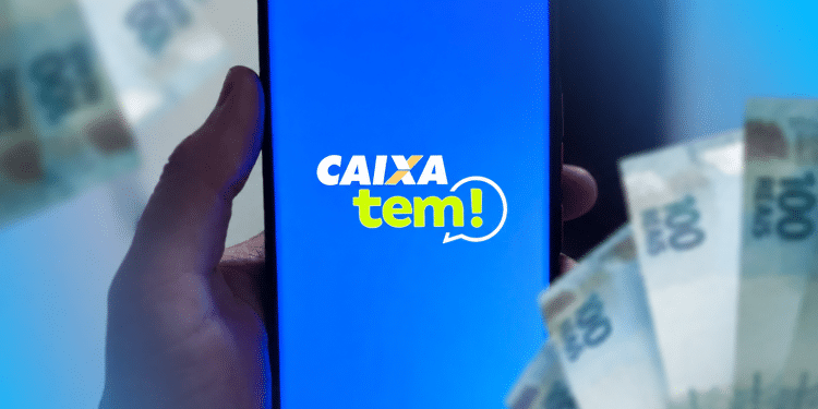 Tela de login do CAIXA Tem no celular, etapa inicial para recuperar o acesso após trocar de número.