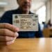 Homem segura a nova Carteira de Identidade Nacional em cartão de policarbonato, modelo de 2026 que custa R$ 91,72