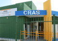 Fachada do CRAS em Nossa Senhora do Socorro com acessibilidade.